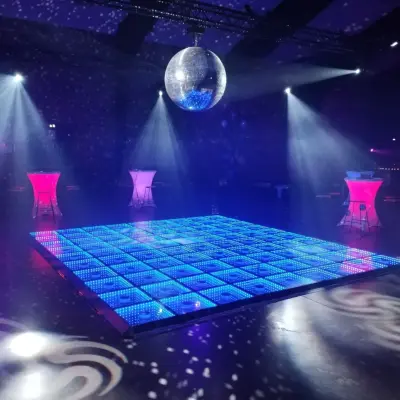 piste de dance lumineuse tactile