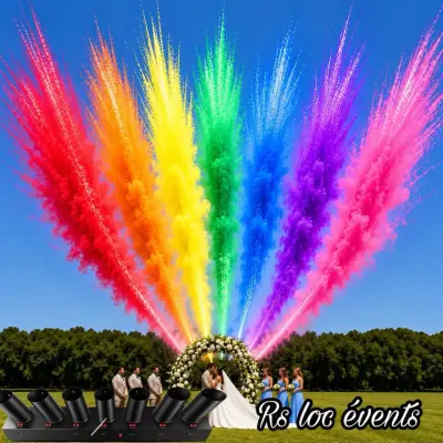 Feu d'artifice de jour